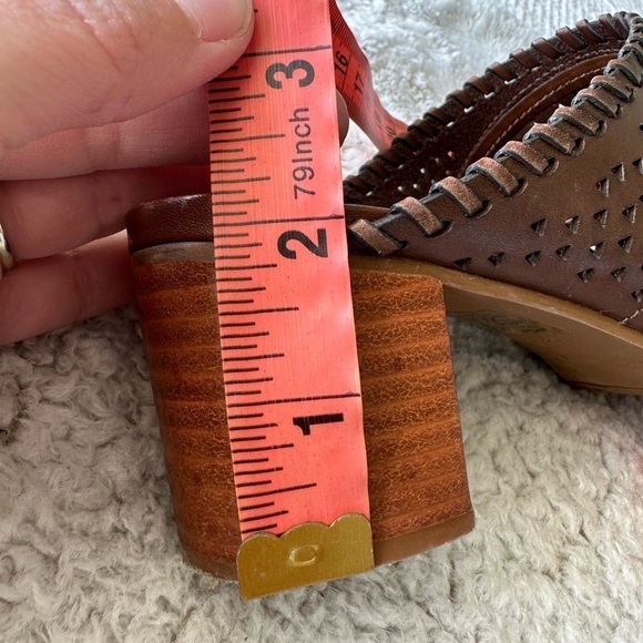 Brighton Manet leather studded slip on heeled mules - Picture 7 of 10